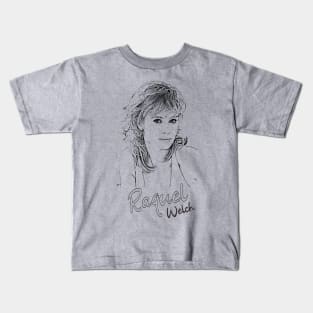 Raquel witch 80s, beauty Kids T-Shirt